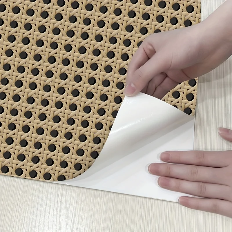 45cm Retro Rattan Pattern Self - Pvc Panel Background บทวิจารณ์และราคา