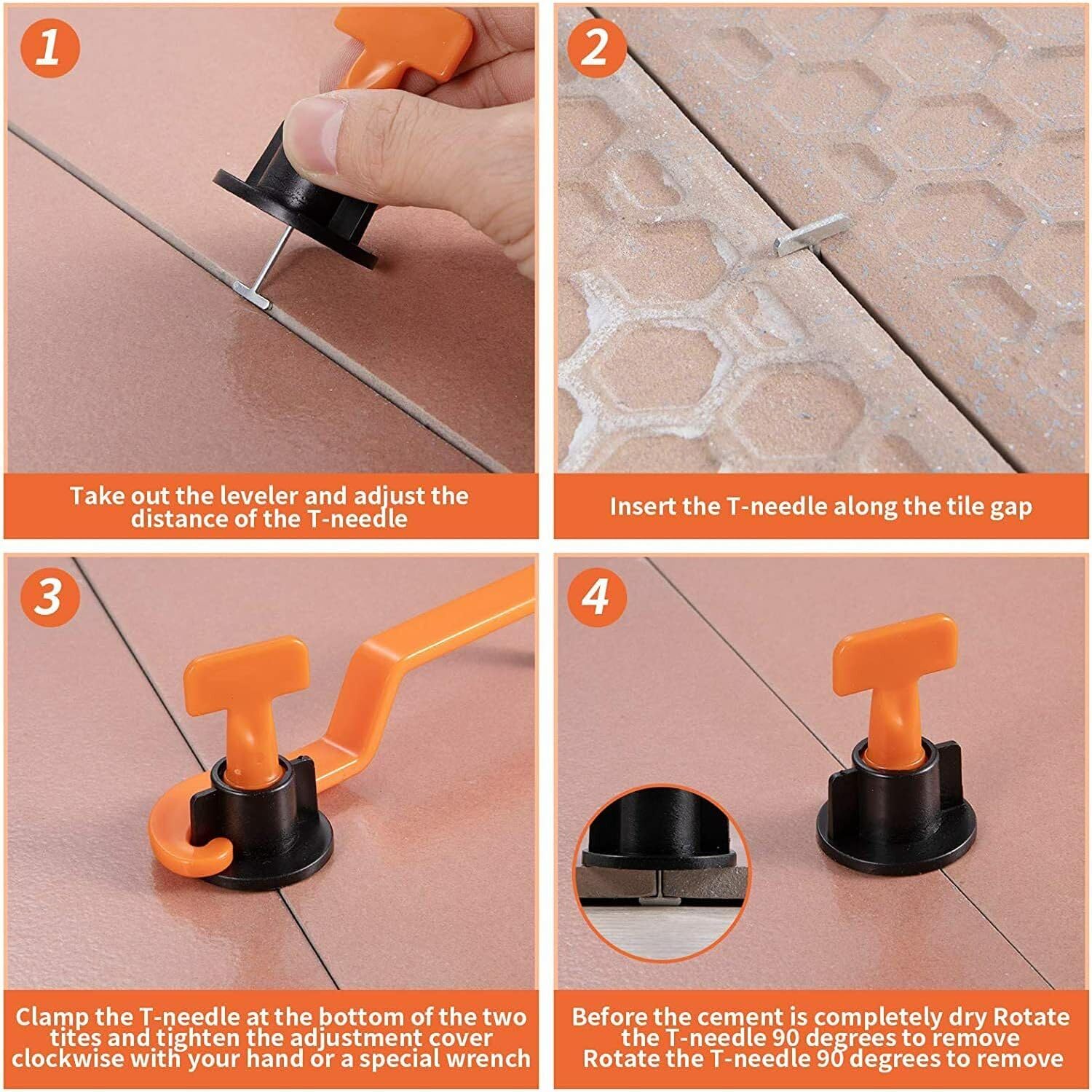 51Pcs Floor Tile Leveling Syst - Ceramic Tile Floor บทวิจารณ์และราคา