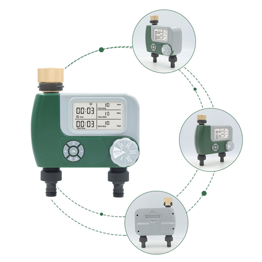Electronic Garden Hose Water T - Timer Dual Outlet บทวิจารณ์และราคา