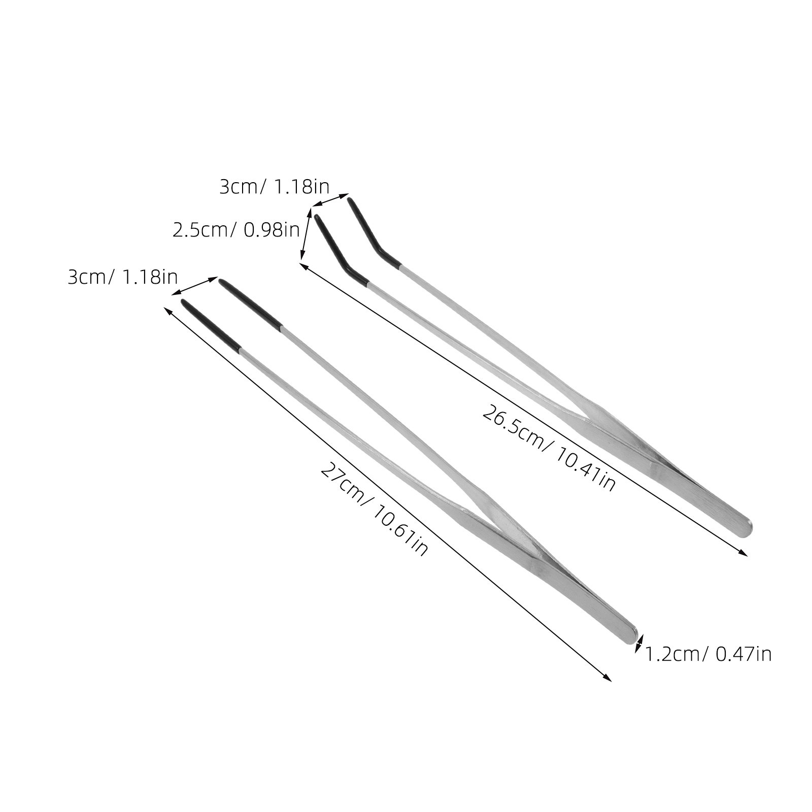2Pcs Stainless Steel Feeding T - Feeding Tong Stainless บทวิจารณ์และราคา