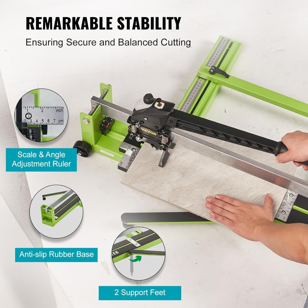 48 Inch Manual Tile Cutter, Al - Ceramic Tile Floor บทวิจารณ์และราคา
