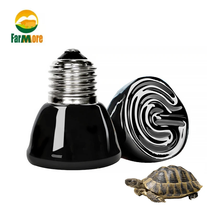 25/50/75/100W E27 Black Infrar - Ceramic Heat Emitter บทวิจารณ์และราคา