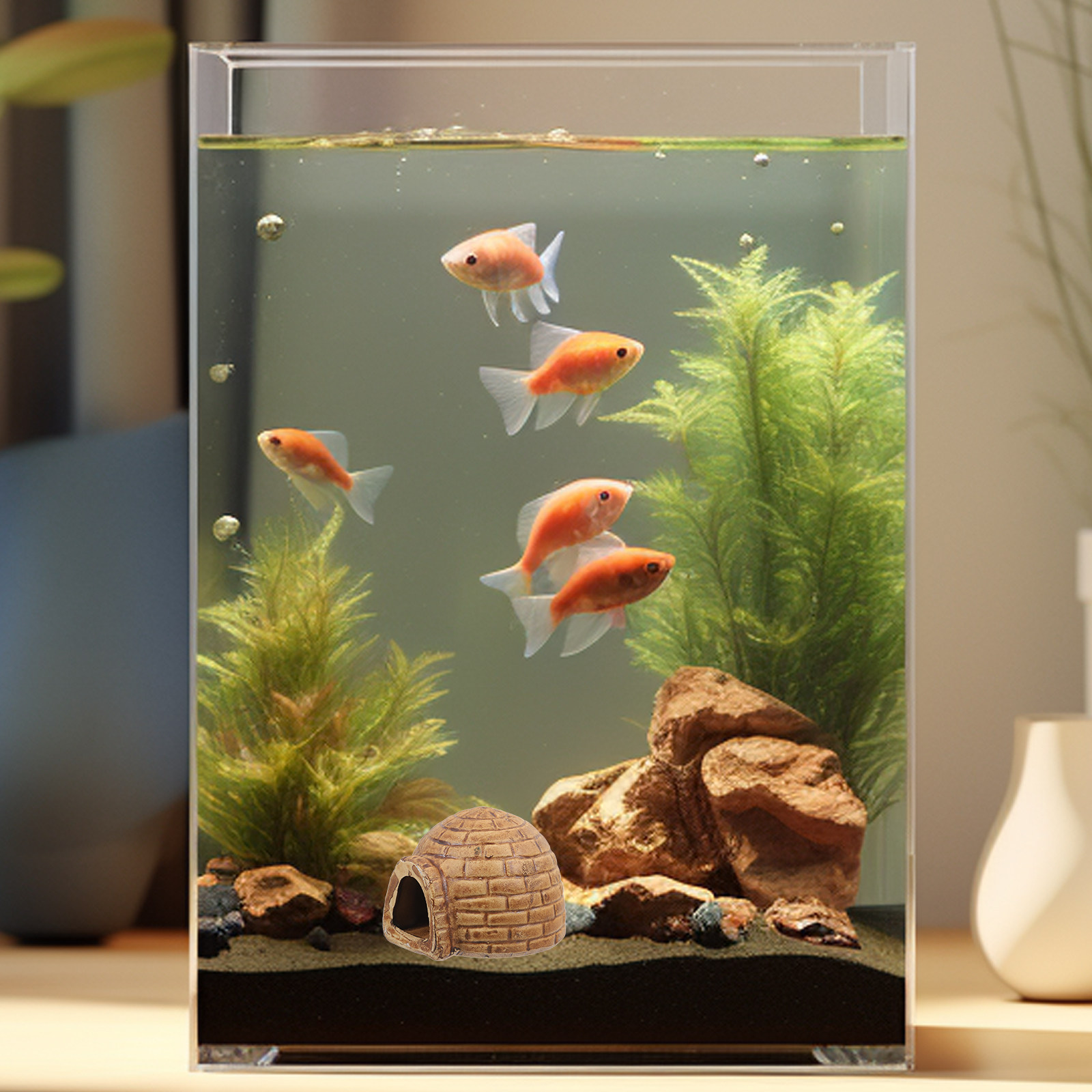 Premium Ceramic Aquarium Hides - Hide Cave Ceramic บทวิจารณ์และราคา