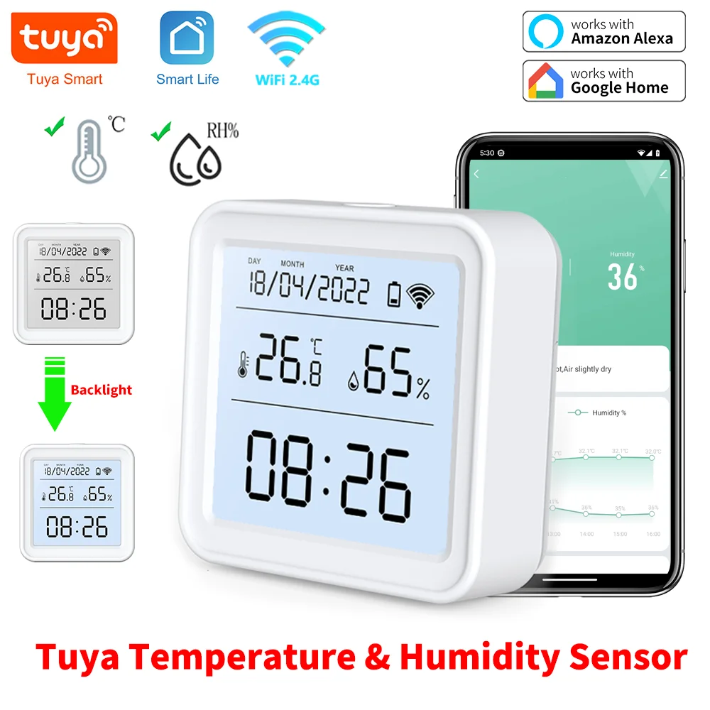 Tuya New WiFi Temperature Humi - Digital Hygrometer Probe บทวิจารณ์และราคา