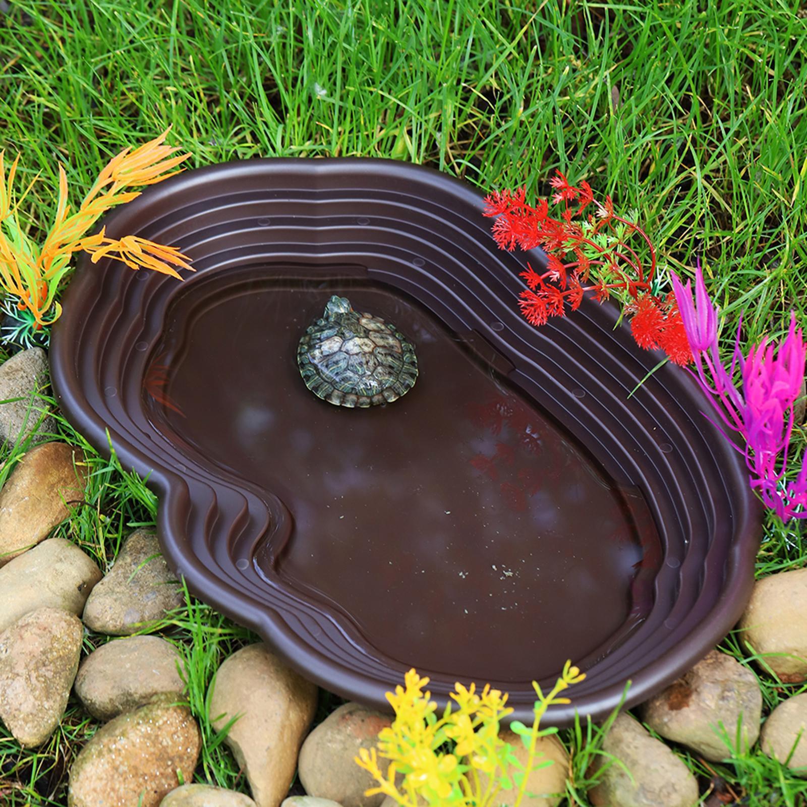 Reptile Bathing Dish Tortoise  - Water Dish Reptile บทวิจารณ์และราคา