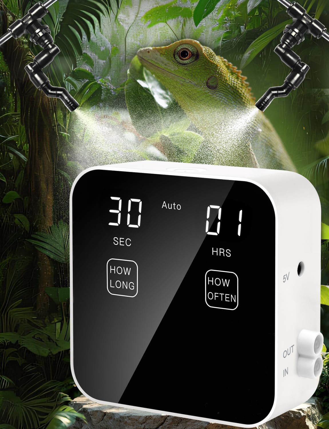 Automatic Rainforest Timing Sp - Misting Nozzle Reptile บทวิจารณ์และราคา