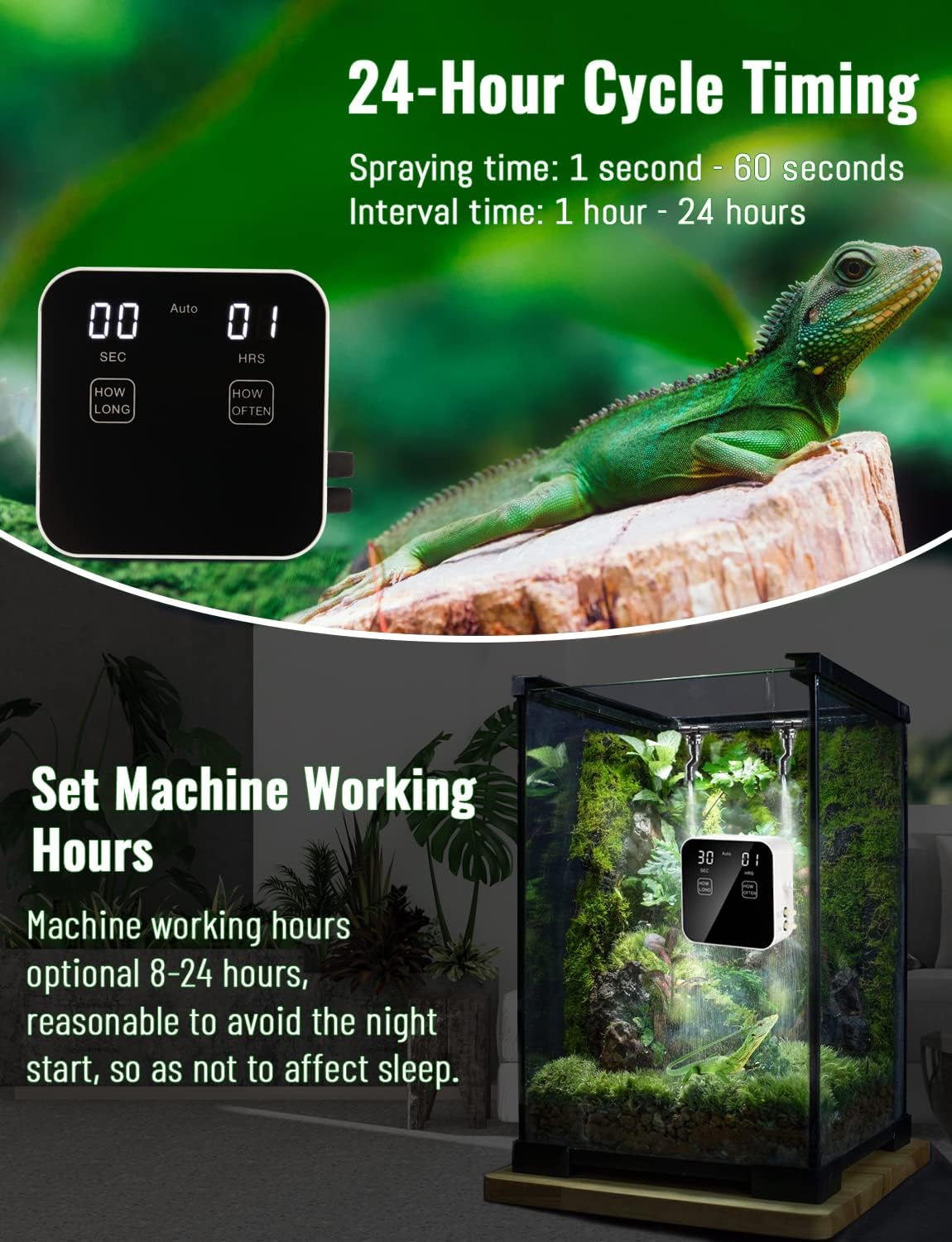 Automatic Rainforest Timing Sp - Misting Nozzle Reptile บทวิจารณ์และราคา