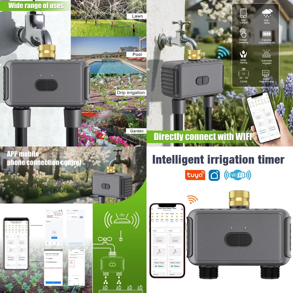 WAP01 WiFi APP Control Dual Ho - Timer Dual Outlet บทวิจารณ์และราคา