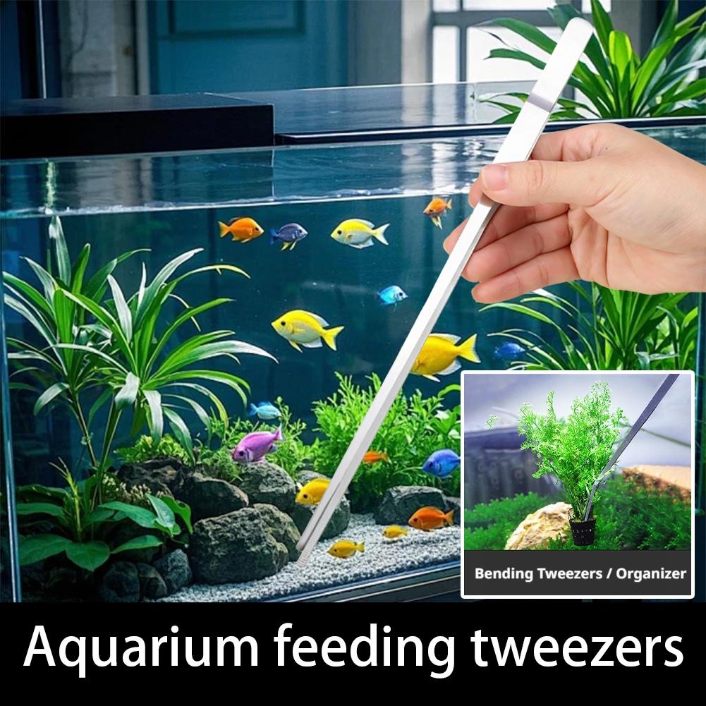 Stainless Steel Aquarium Tweez - Feeding Tong Stainless บทวิจารณ์และราคา