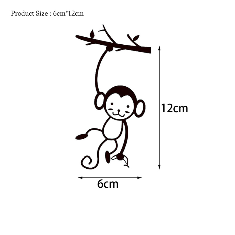Black Cute Monkey Hanging Tree - Pvc Panel Background บทวิจารณ์และราคา