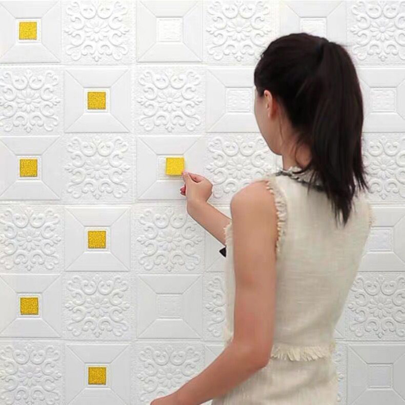 3D wallpaper room decoration w - Pvc Panel Background บทวิจารณ์และราคา