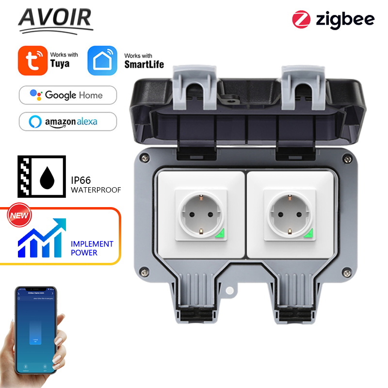 Avoir Tuya Zigbee Electrical S - Timer Dual Outlet บทวิจารณ์และราคา