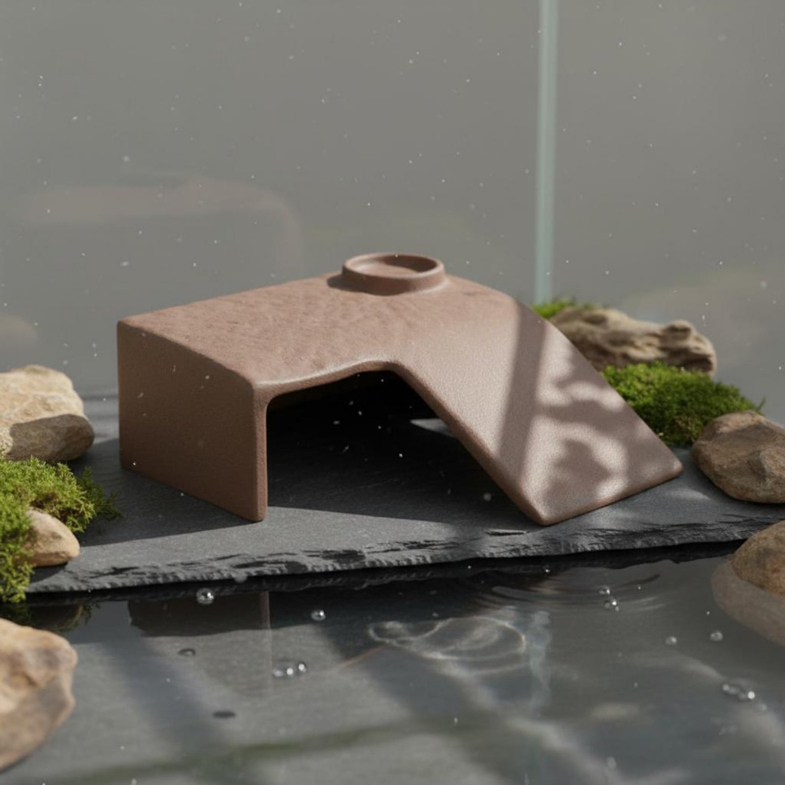 Basking Cave Platform Two-Way  - Hide Cave Ceramic บทวิจารณ์และราคา