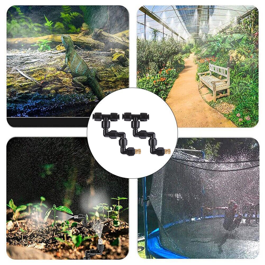 2 PCS Black Atomizing Nozzle 3 - Misting Nozzle Reptile บทวิจารณ์และราคา