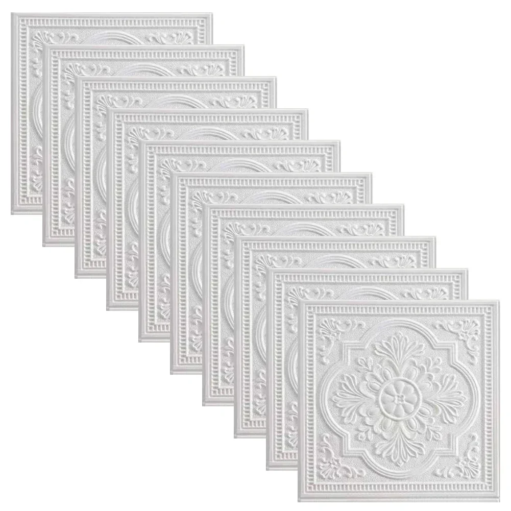 1/10 Pc 3D Wall Panel Wall Sti - Pvc Panel Background บทวิจารณ์และราคา