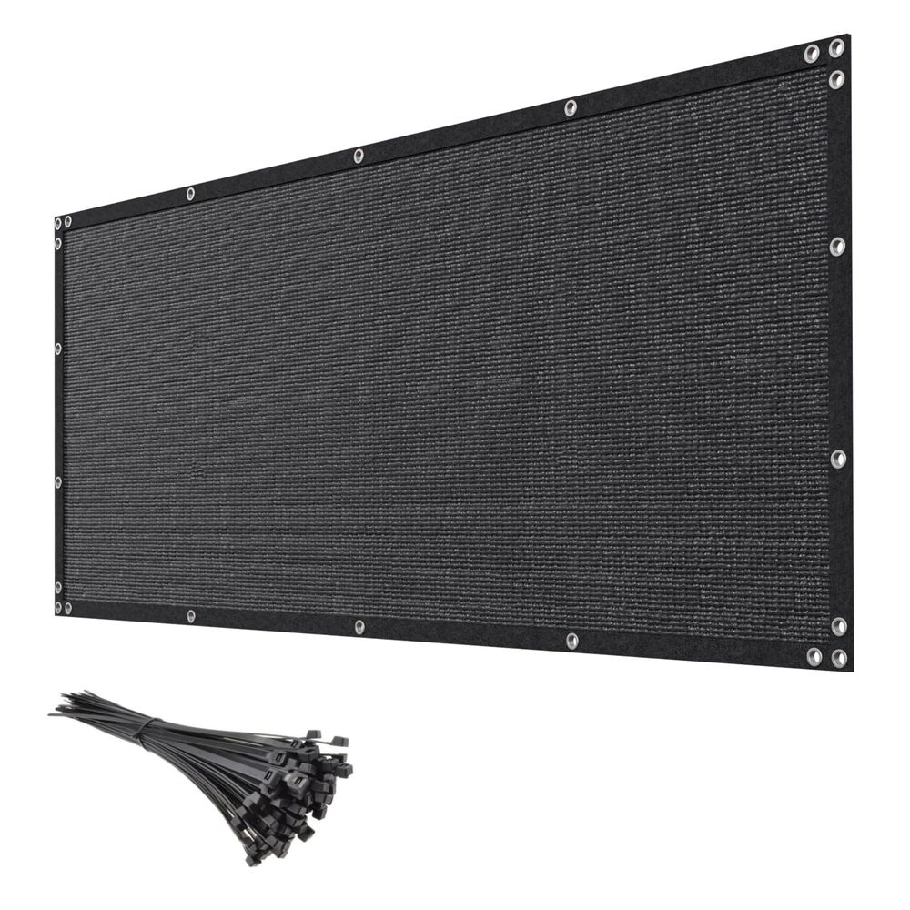x 100ft Black Privacy Screen F - Screen Top Mesh บทวิจารณ์และราคา