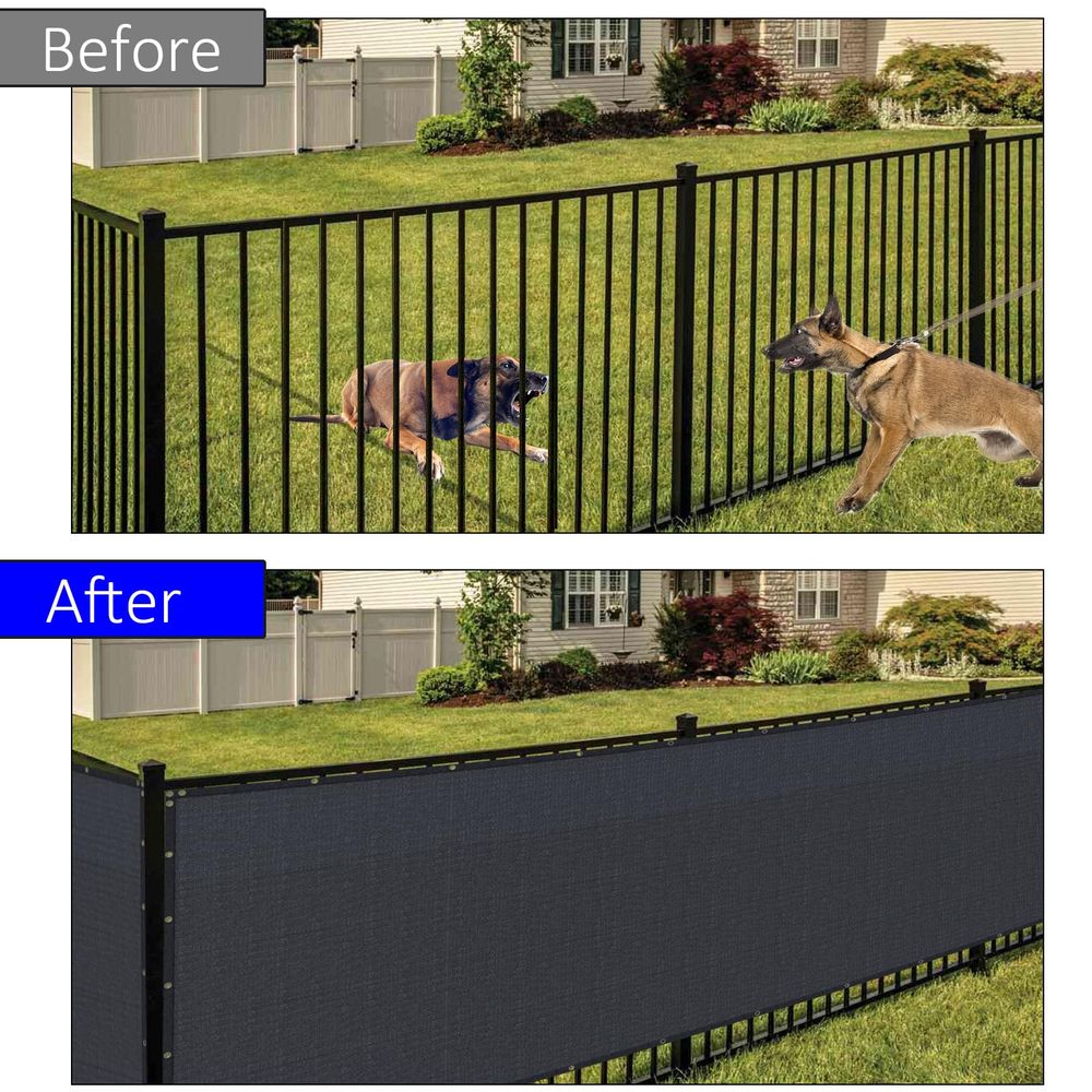 x 100ft Black Privacy Screen F - Screen Top Mesh บทวิจารณ์และราคา