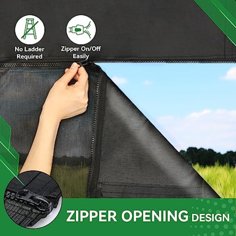 RV Awning Shade Screen 9' x 15 - Screen Top Mesh บทวิจารณ์และราคา