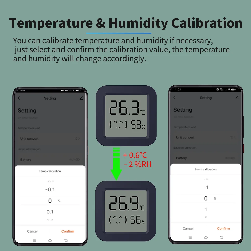 BT Temperature Humidity Sensor - Digital Hygrometer Probe บทวิจารณ์และราคา