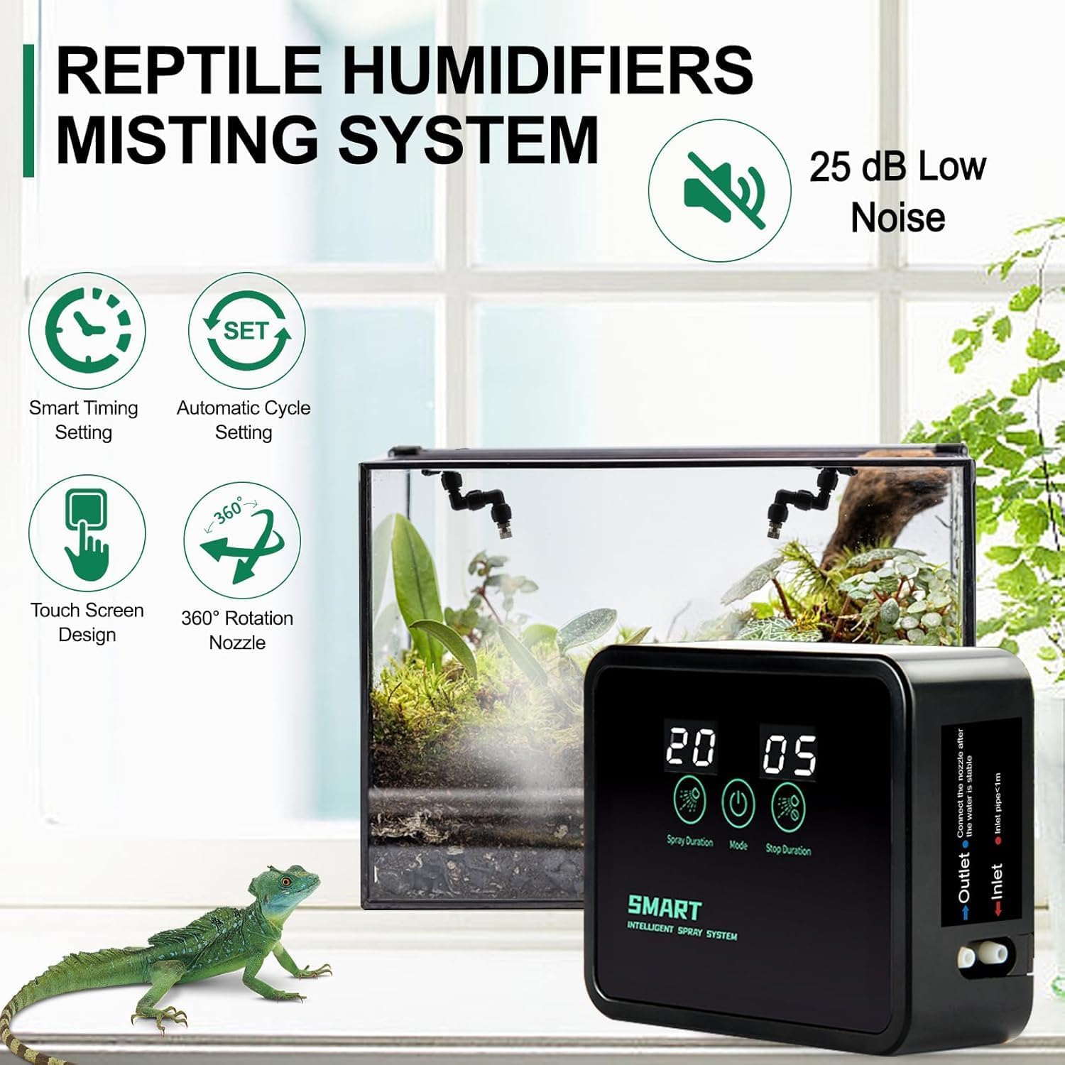 Reptile Humidifiers Smart Mist - Misting Nozzle Reptile บทวิจารณ์และราคา