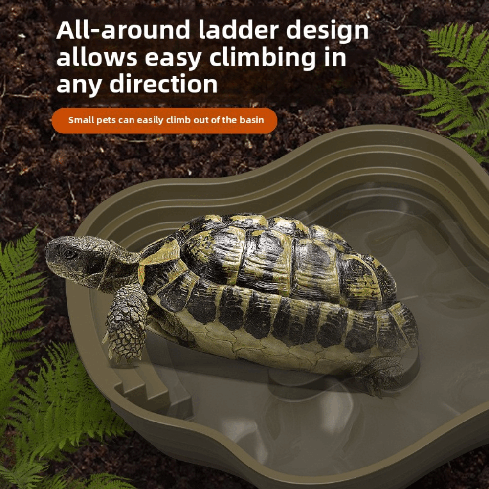 New Plastic Turtle Water Basin - Water Dish Reptile บทวิจารณ์และราคา